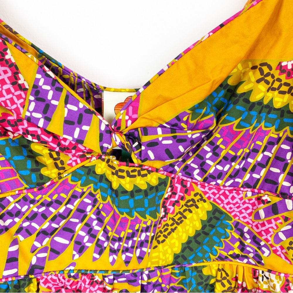 Farm Rio | Beaded Macaws Midi Dress NWT - Picture 6 of 15